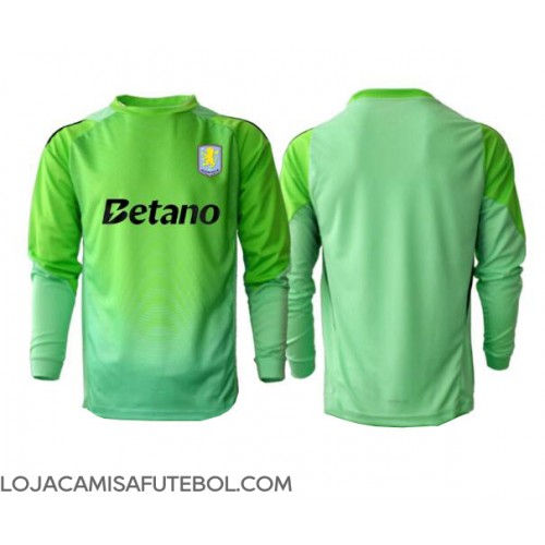Camisa de Futebol Aston Villa Goleiro Equipamento Secundário 2025-26 Manga Comprida